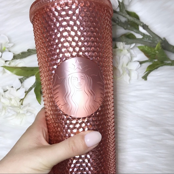 [Starbucks] NWT Rose Gold Studded Cup Tumbler - Picture 2 of 3